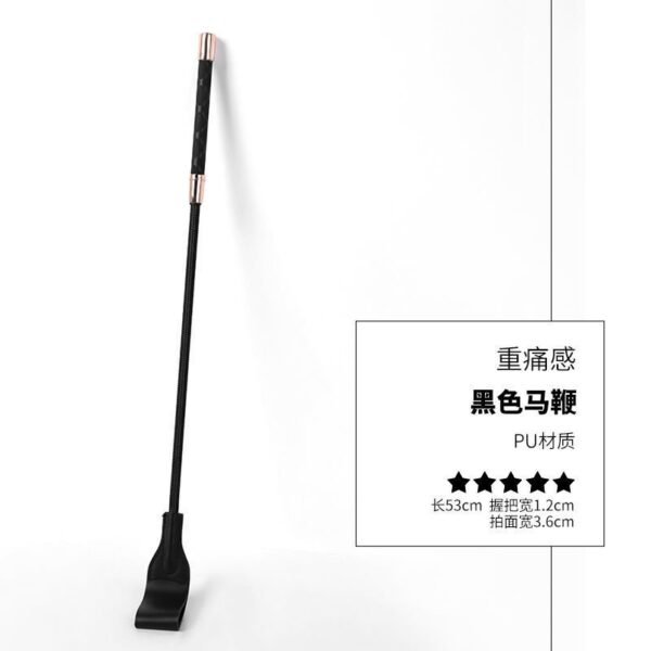 Punishment training sm props acrylic ruler beat sexy leather beat sp leather whip pointer alternative adult products - Black riding whip