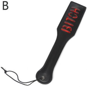 Adult sex toys sm props xoxo leather letter beat sp punishment training sex ruler - Black bitch
