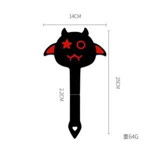 SM sex toys sex training beats SP props acrylic ruler beats cat paw beats SM adult products - Black Demon
