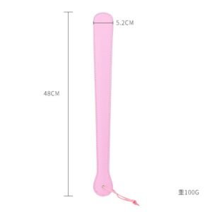 Hot-selling couple sm props sexy beat sp training punishment long handle sexy leather beat alternative adult products - Pink