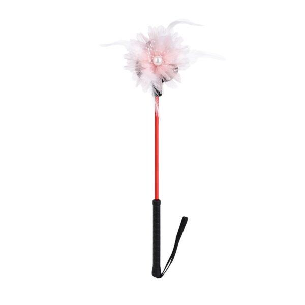 sm sex toys lace flower tease stick punishment training sm props sex beat alternative adult products - Pink