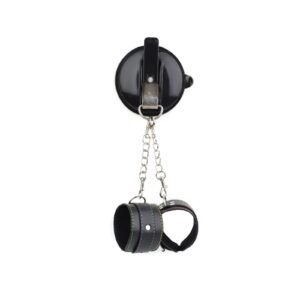 Bathroom sm suction cup handcuffs wall forced binding bondage handcuffs female punishment props couple sex toys - Suction cup + flower wire handcuffs