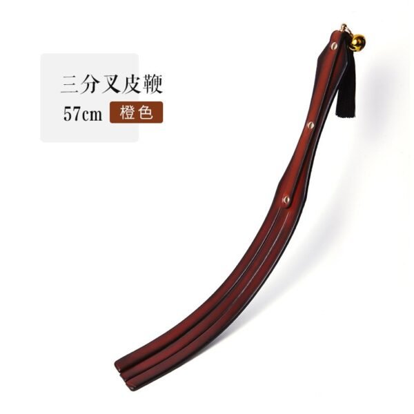 Sex toys sm props genuine leather bells tassel beats couple training torture instruments adult products - Three-strand leather pointer