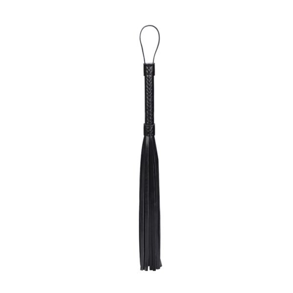 sm sex toy props genuine leather whip retro cowhide khaki sex whip alternative adult sex toys - Black