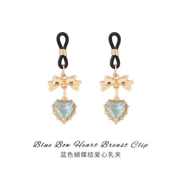 sm sex toys female masturbation toys sexy clitoris clips insulting training bows love breast clips breast bundles - Amber Blue