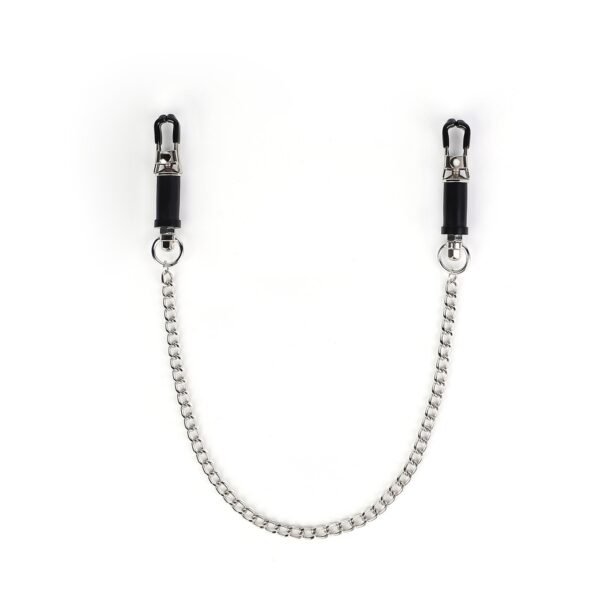 Exclusively for breast sm props adjustable sexy breast clip long chain two-end clitoris clip adult products - Silver