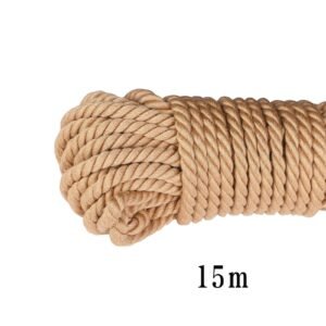 sm sex toys for men and women m training bondage formula hemp rope sm sex binding rope alternative adult sex products - Yellow cotton rope 15m (without metal head)
