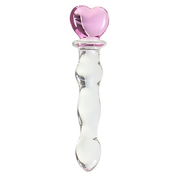 Female masturbation crystal penis sexy sm props anal plug masturbation stick backyard development anal plug adult products - Heartbeating 280g
