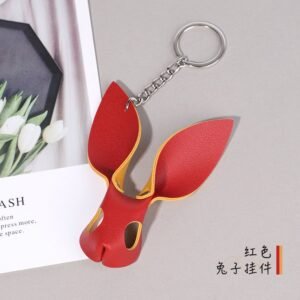 Sexy sm props accessories sex toys cute bunny keychain fox mask sexy pendant - Red Bunny Pendant