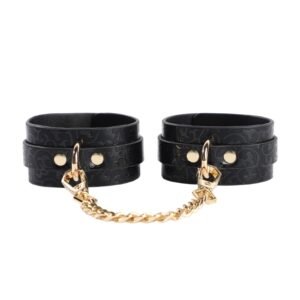 Sex toys SM props detachable sex bondage one-word steel pipe SM standing binding props handcuff holder - Moire handcuffs