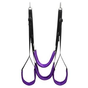 Adult sex products, change posture, sex swing, couple sex training, hanging swing, alternative sex toys - Premium Edition Purple Swing