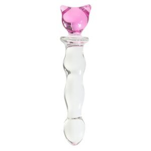 Female masturbation crystal penis sexy sm props anal plug masturbation stick backyard development anal plug adult products - Love at First Sight 275g