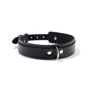 High-end sm props black sexy traction collar pu leather love hanging ring sexy collar alternative adult products - Vertical d Payment