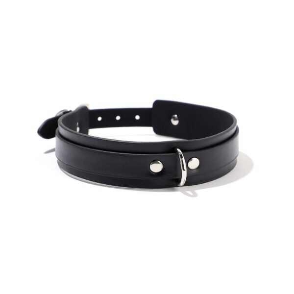 High-end sm props black sexy traction collar pu leather love hanging ring sexy collar alternative adult products - Vertical d Payment