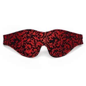 Teasing foreplay lace eye mask couple flirting blindfolded blackout sexy eye mask adult sex toy sm props - Tang suit red