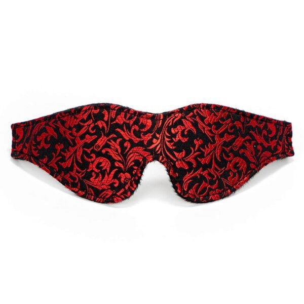 Teasing foreplay lace eye mask couple flirting blindfolded blackout sexy eye mask adult sex toy sm props - Tang suit red