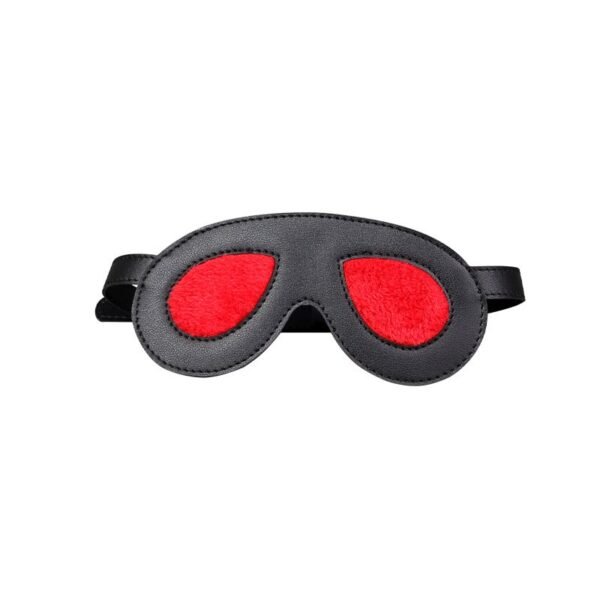 Fun sm supplies panda eye mask blackout couple role play props adult toy leather eye mask - Panda Eyepatch D