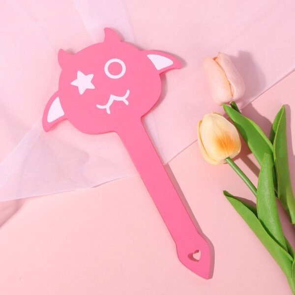 SM sex toys sex training beats SP props acrylic ruler beats cat paw beats SM adult products - Pink Devil