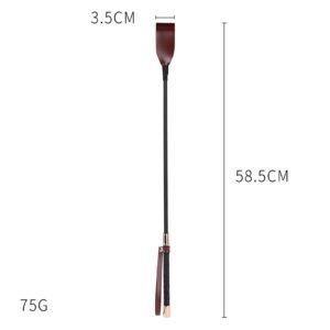 Sex toys SM props retro long pole sex beat SP spanking torture instruments alternative pointer adult products - Long burgundy (pvc)