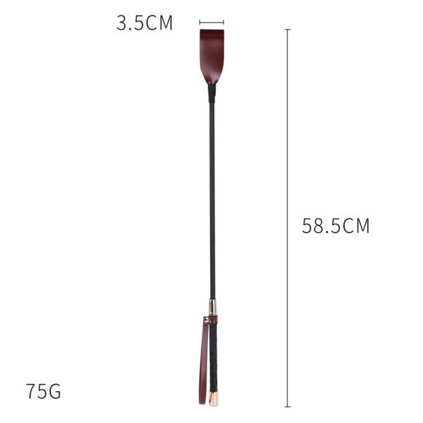 Sex toys SM props retro long pole sex beat SP spanking torture instruments alternative pointer adult products - Long burgundy (pvc)