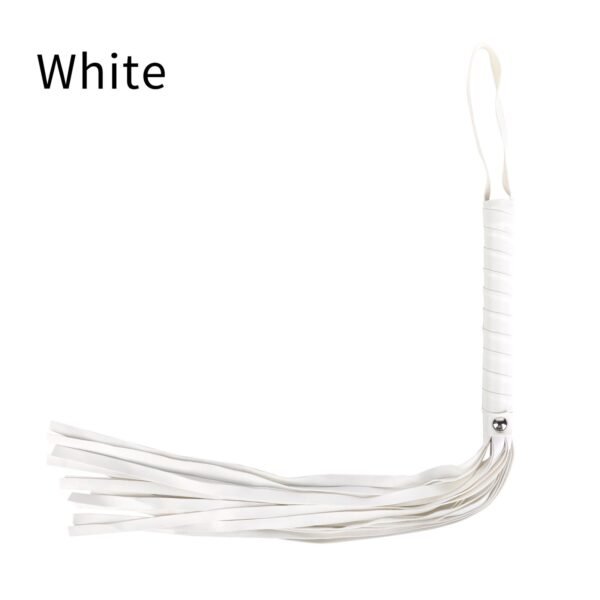 Hot-selling sexy sm props tassel small whip sp punishment training sexy whip alternative adult products - White