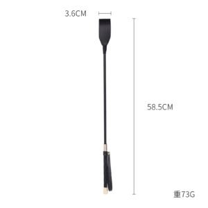 Sex toys SM props punishment leather racket SP tools black long pole pointer alternative torture instruments adult products - Long horse whip
