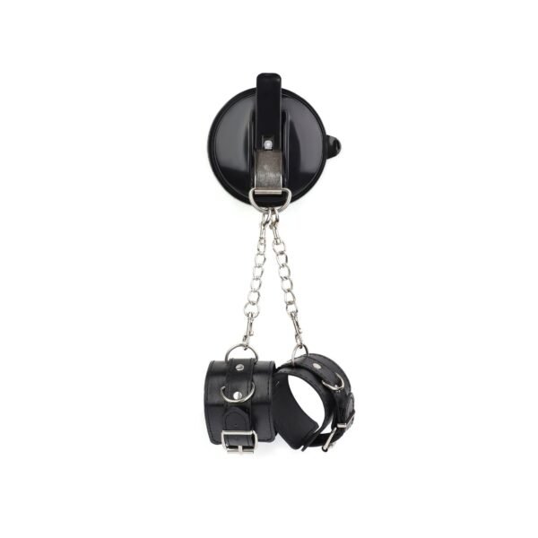 Bathroom sm suction cup handcuffs wall forced binding bondage handcuffs female punishment props couple sex toys - Suction Cup + 3D Handcuffs