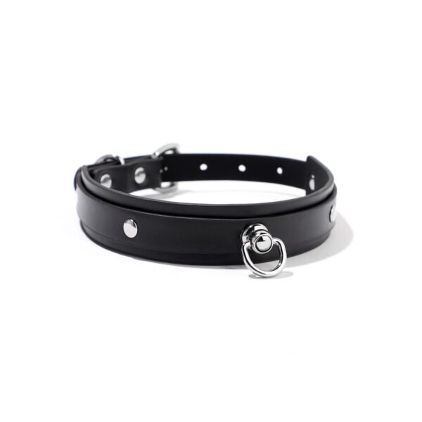 High-end sm props black sexy traction collar pu leather love hanging ring sexy collar alternative adult products - Horizontal d Payment