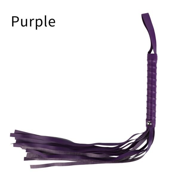 Hot-selling sexy sm props tassel small whip sp punishment training sexy whip alternative adult products - Purple