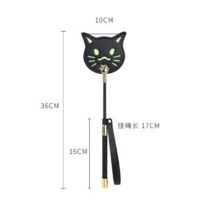SM sex props SP cat luminous shooting couple training letter shooting dog slave punishment ruler adult products - Cat's head luminous teaching shooting