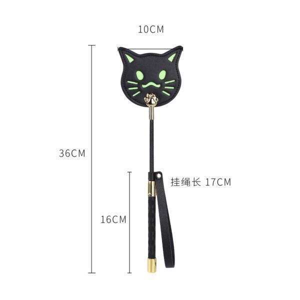 SM sex props SP cat luminous shooting couple training letter shooting dog slave punishment ruler adult products - Cat's head luminous teaching shooting