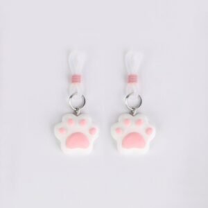Sex toys sm props silicone breast clip rubber band breast bundle female teasing bondage boobs clip - White Cat's Paw Breast Clip