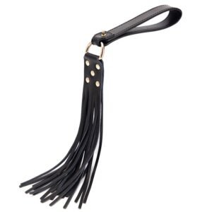 Punishment training sm props acrylic ruler beat sexy leather beat sp leather whip pointer alternative adult products - Black dermis loose whip