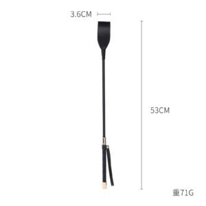 Sex toys SM props retro long pole sex beat SP spanking torture instruments alternative pointer adult products - Black pointer (pu)