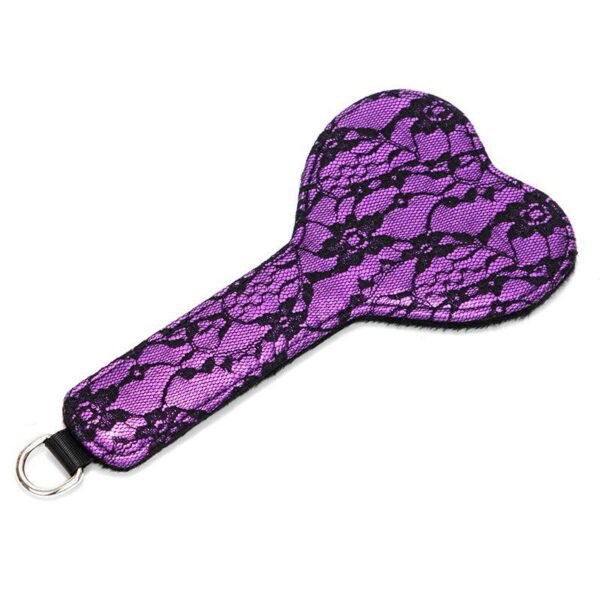 Mild sm props teasing flirting square lace feather beat punishment training love lace sexy beat - Purple love lace shoot