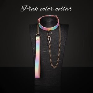 Sexy sm props high-end sexy traction collar sm training restraint neck collar neck ring alternative adult products - Colorful collar