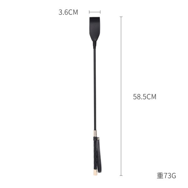 Sex toys SM props retro long pole sex beat SP spanking torture instruments alternative pointer adult products - Long Black (pu)