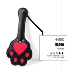 Punishment training sm props acrylic ruler beat sexy leather beat sp leather whip pointer alternative adult products - Cat's Paw Racket
