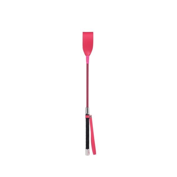 Sex toys SM props retro long pole sex beat SP spanking torture instruments alternative pointer adult products - 43.5 cm short rose red (pvc)