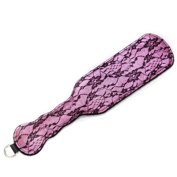 Mild sm props teasing flirting square lace feather beat punishment training love lace sexy beat - Pink big round head racket