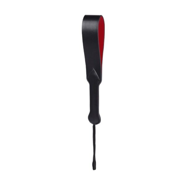 Punishment training sm props acrylic ruler beat sexy leather beat sp leather whip pointer alternative adult products - Double-layer beat (black)