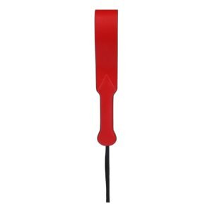 Punishment training sm props acrylic ruler beat sexy leather beat sp leather whip pointer alternative adult products - Double Layer Beat (Red)