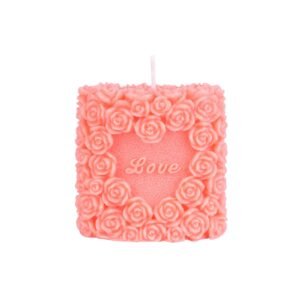 Peony flower low temperature candle 48 degree soy wax drop wax cat claw bear candle does not hurt skin
