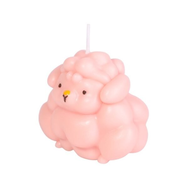 Peony flower low temperature candle 48 degrees soy wax drop wax cat claw bear candle does not hurt skin - Pink Lounge