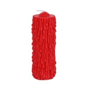 Peony flower low temperature candle 48 degree soy wax drop wax cat claw bear candle does not hurt skin - Red Tear Candle