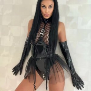 Erotic Sexy Latex Lingerie Garters Set for Sex Lenceria Clothes Body Suits Women Panties Catsuit Sexi Leather Spandex Bodysuit