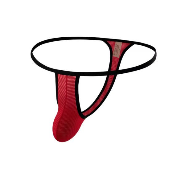 Wholesale New Men's Underwear Thong Underwear Sexy Breathable Low Waist U Convex T Back Men Thong - Image 3