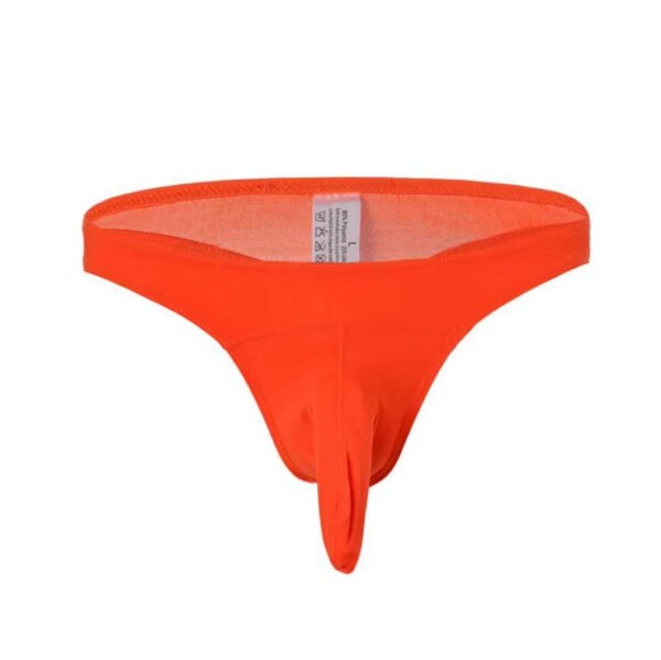 Men's Solid Plain Breathable Boxer Shorts Summer Quick Dry Soft Mesh Man Underwear Transparent Casual Briefs - Image 3