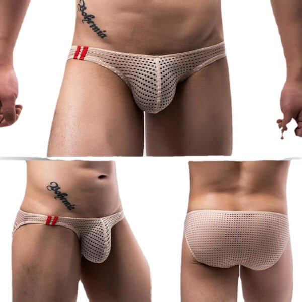Maxesc OEM ODM Wholesale Custom Micro Teen Boys Mens Mesh Gauze Sexy Thongs and G Strings Bikini - Image 9