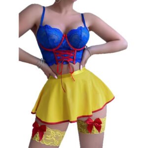 Sexy Sheer Mesh Teddy Dress Outfits Lingerie Women High Quality Fashion Fishnet Virgin Killer New Passion Suit Strap Sleepwear